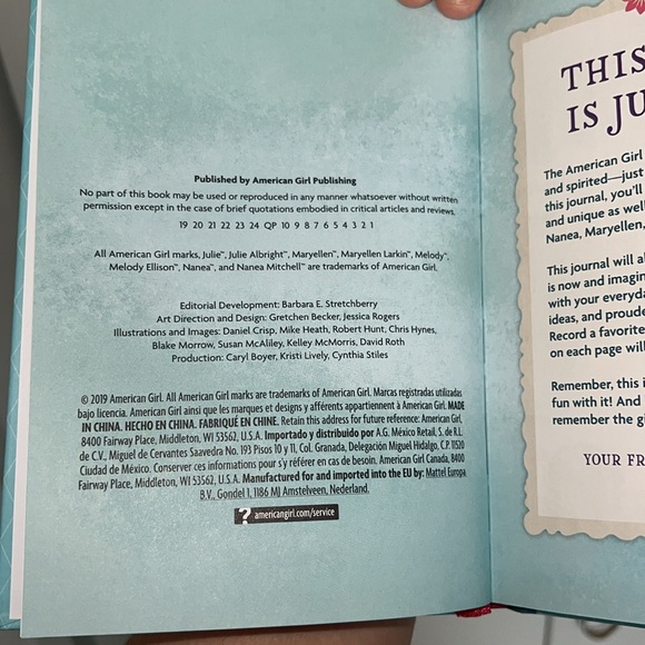 American Girl My Journal Book New wishes dreams and ideas book American Girl - Picture 10 of 10